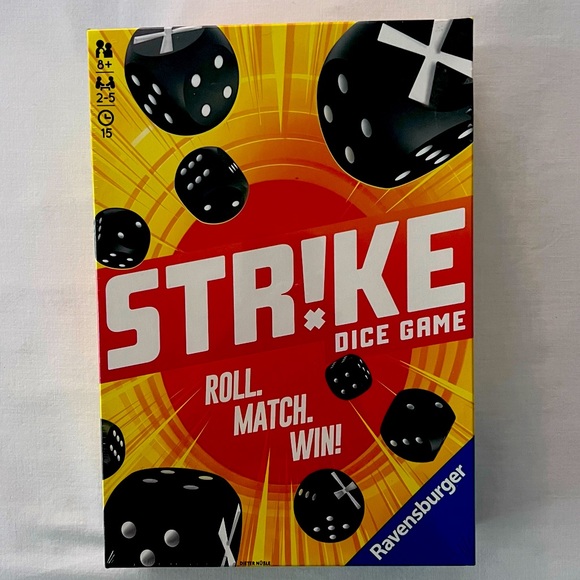 Ravensburger STRIKE dice game ages 8+, 2-5 players NEW in box - Picture 1 of 7